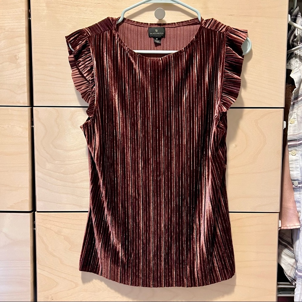 Worthington Velvet Top